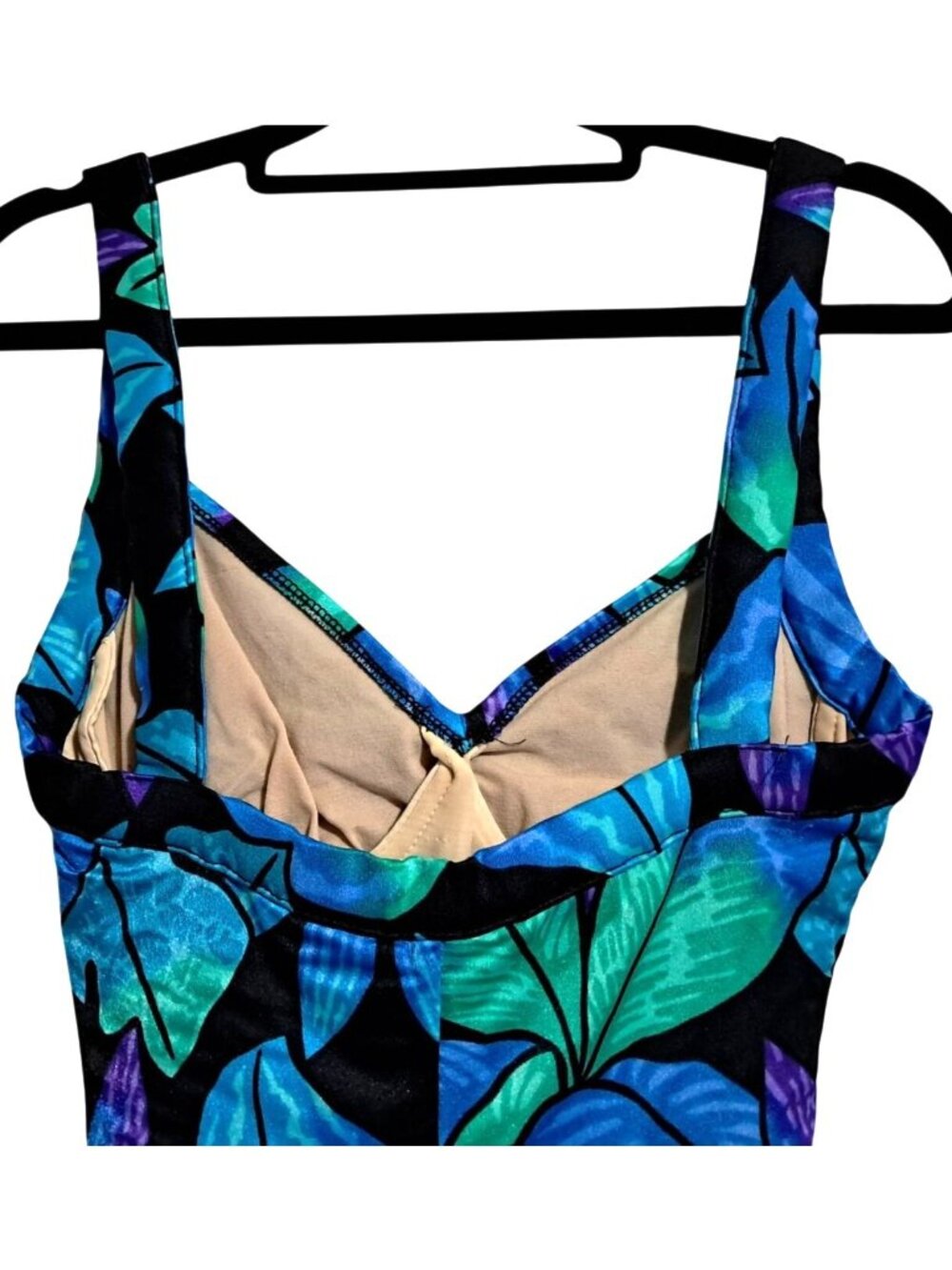 Slimsuit One Piece Swimsuit Womens‎ Size 12 Multicolor Nylon Spandex Made In USA - Picture 12 of 14
